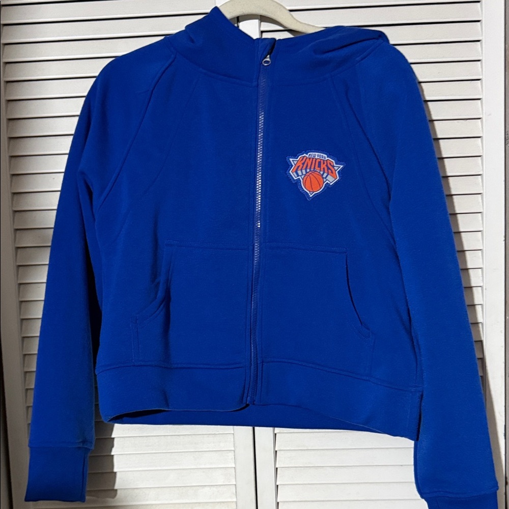 KNICKS.  Blue Knicks Women's Hoodie